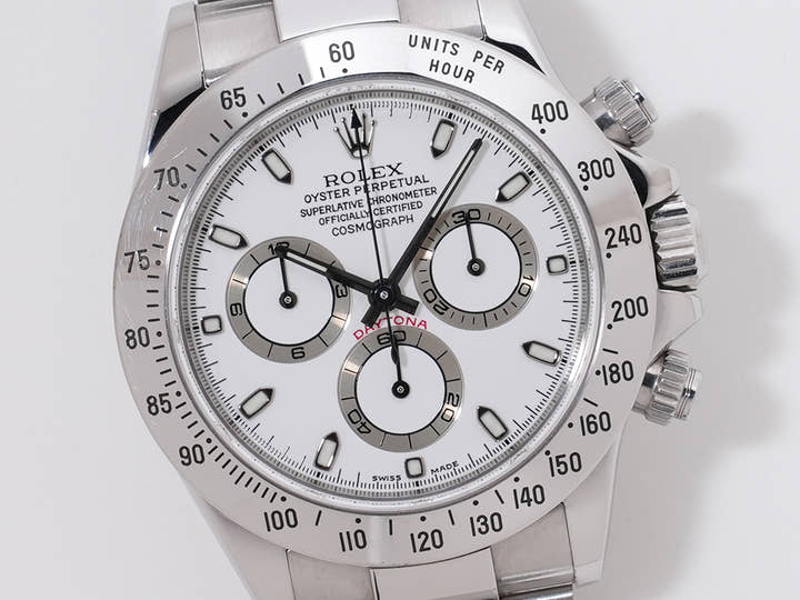Rolex Daytona Ref. 116520 Stainless Steel White Dial