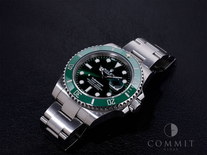ロレックス サブマリーナー デイト Ref.116610LV ステンレススチール グリーン文字盤