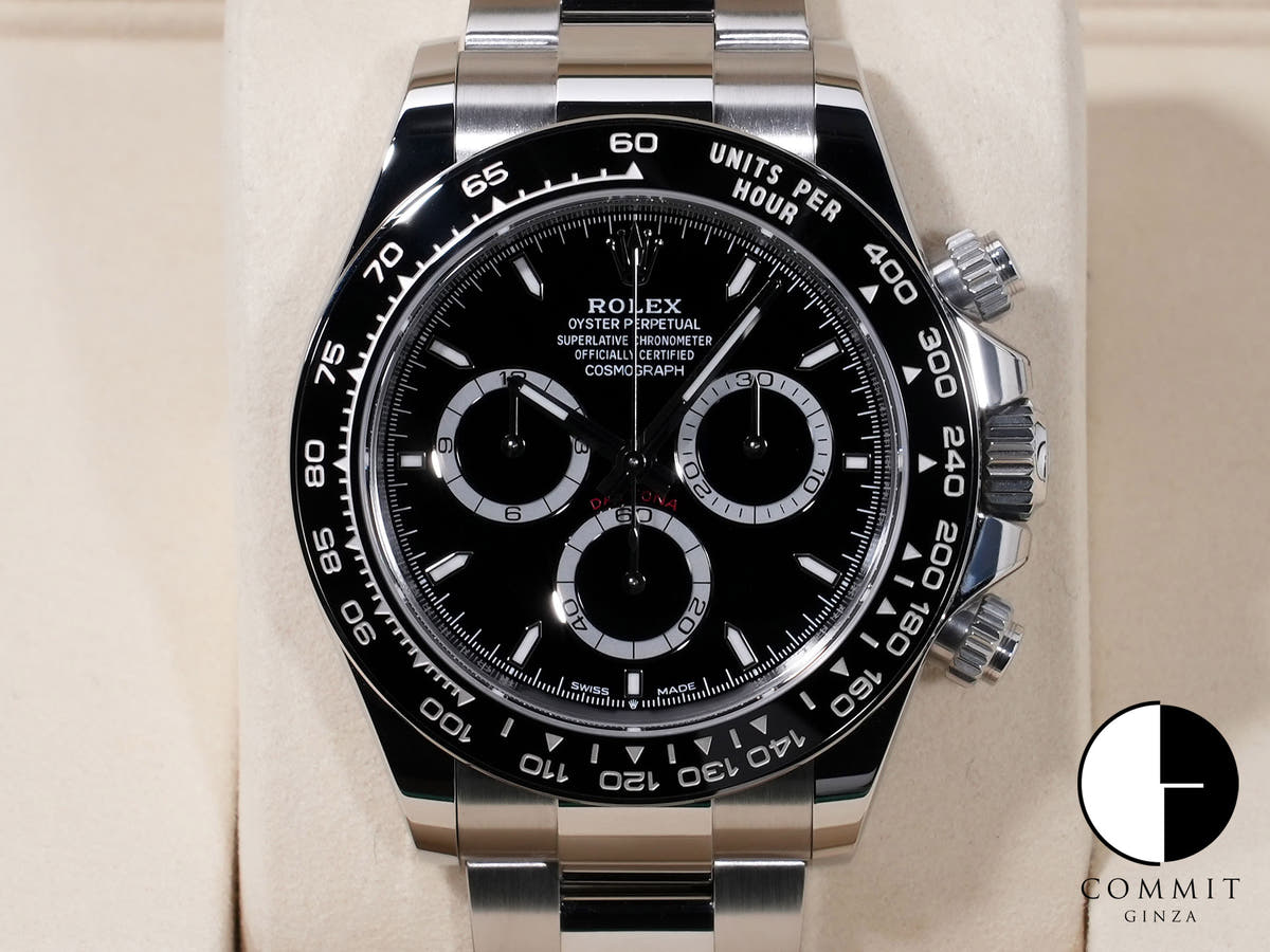 ロレックス デイトナ Ref.126500LN ステンレススチール ブラック文字盤