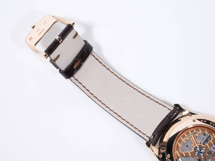 ジャガールクルト マスター ウルトラスリム ムーンフェイズ Ref.Q1362510 18KPG エッグシェルベージュ文字盤 美中古 curswbda