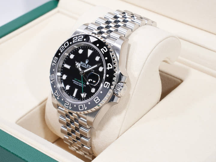 ロレックス GMTマスターII Ref.126710GRNR ステンレススチール ブラック文字盤 ジュビリーブレスレット