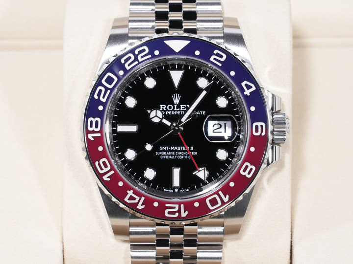 ロレックス GMTマスターII Ref.126710BLRO ステンレススチール ブラック文字盤 ジュビリーブレスレット