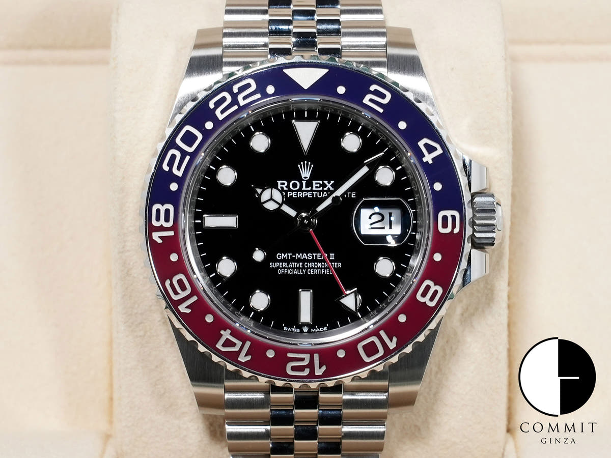 ロレックス GMTマスターII Ref.126710BLRO ステンレススチール ブラック文字盤 ジュビリーブレスレット