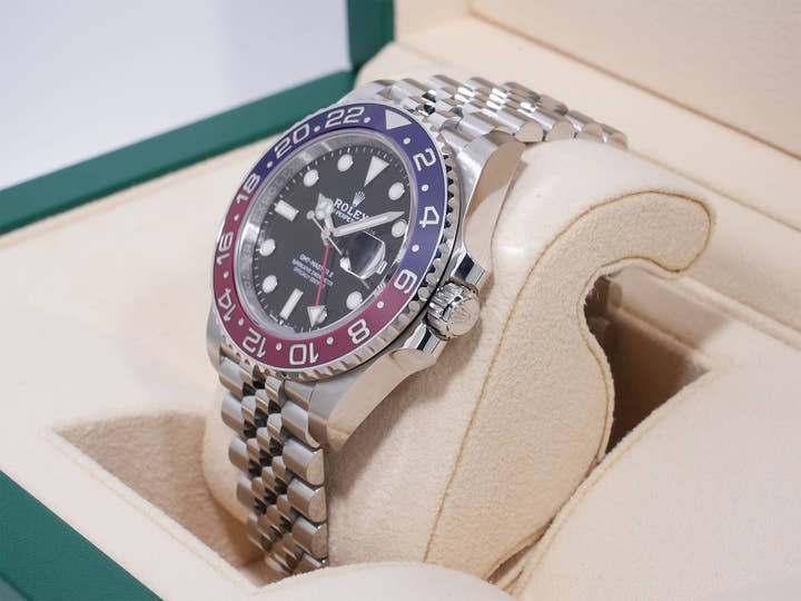 ロレックス GMTマスターII Ref.126710BLRO ステンレススチール ブラック文字盤 ジュビリーブレスレット