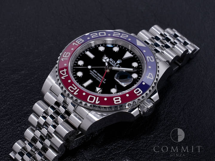 ロレックス GMTマスターII Ref.126710BLRO ステンレススチール ブラック文字盤 ジュビリーブレスレット