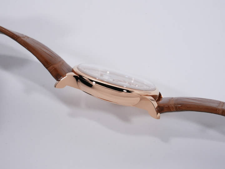 ジャケドロー グラン・セコンド カンティエーム アイボリーエナメル Ref.J007023200 ローズゴールド アイボリーエナメル文字盤 美中古 433mokmg