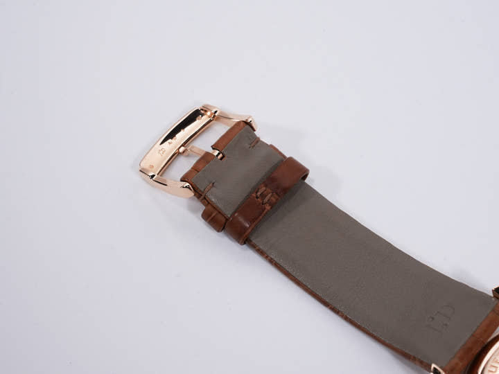 ジャケドロー グラン・セコンド カンティエーム アイボリーエナメル Ref.J007023200 ローズゴールド アイボリーエナメル文字盤 美中古 433mokmg