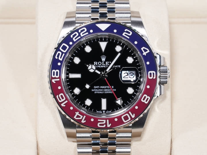 ロレックス GMTマスターII Ref.126710BLRO ステンレススチール ブラック文字盤 ジュビリーブレスレット