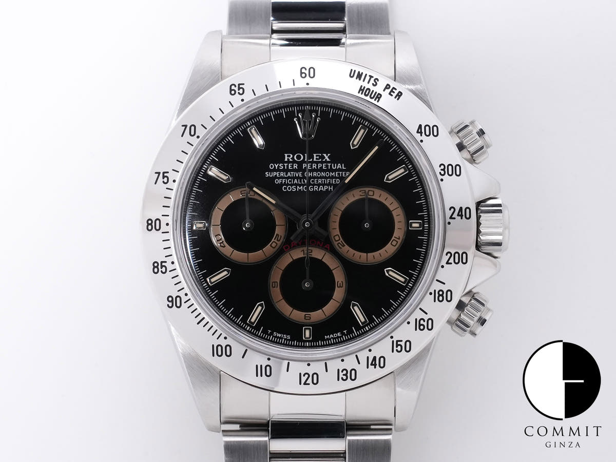 ロレックス デイトナ エルプリメロ Ref.16520 ステンレススチール ブラック文字盤