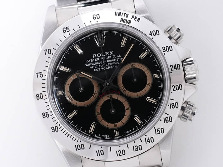 ロレックス デイトナ エルプリメロ Ref.16520 ステンレススチール ブラック文字盤