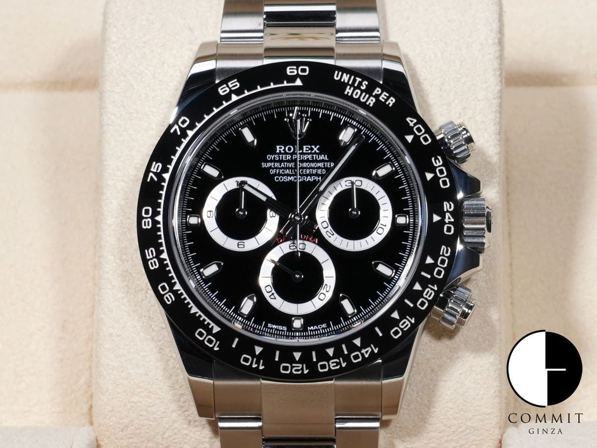 ロレックス デイトナ Ref.116500LN ステンレススチール ブラック文字盤