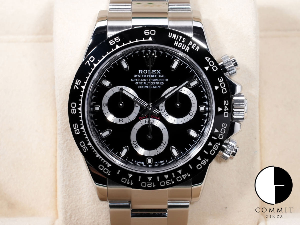 ロレックス デイトナ Ref.116500LN ステンレススチール ブラック文字盤