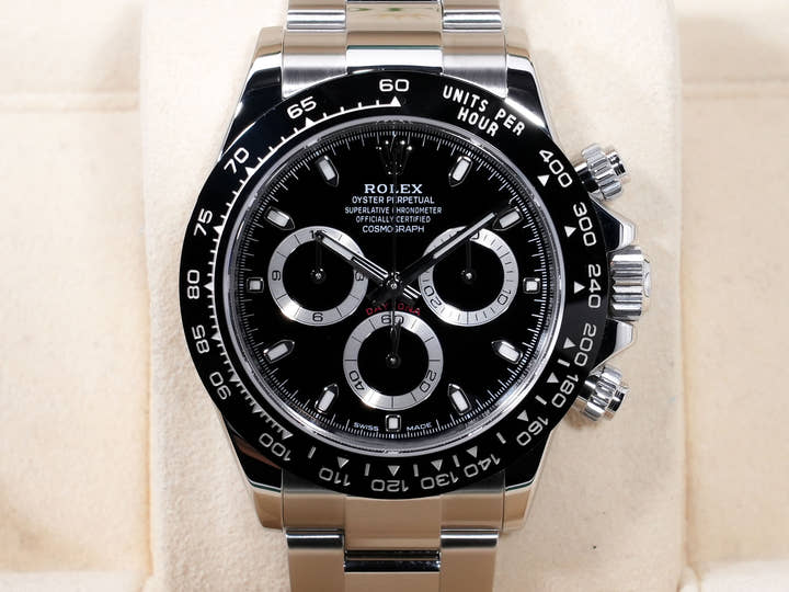 ロレックス デイトナ Ref.116500LN ステンレススチール ブラック文字盤