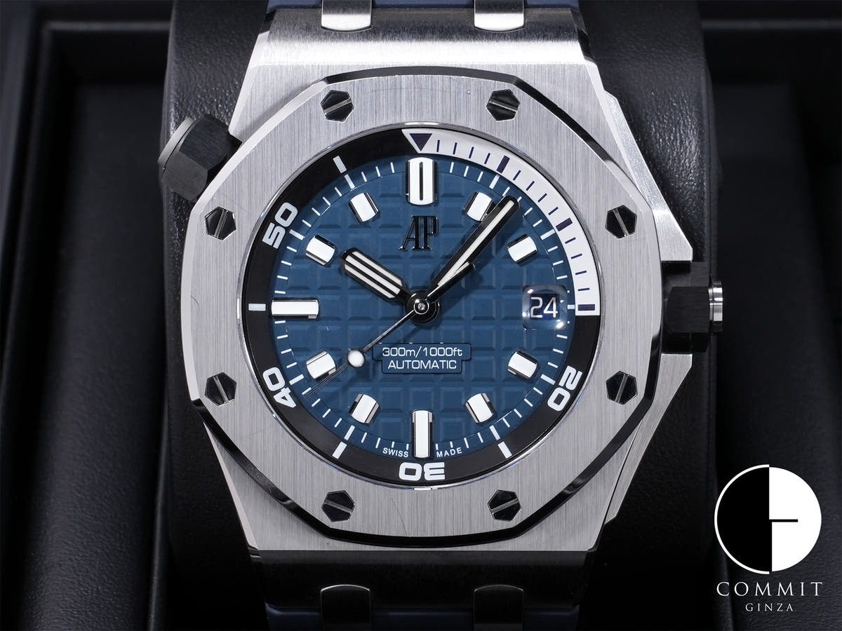 Audemars Piguet Royal Oak Offshore Diver Ref. 15720ST.OO.A027CA.01 Stainless Steel Blue Dial