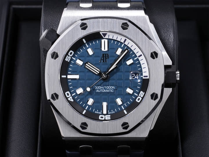 Audemars Piguet Royal Oak Offshore Diver Ref. 15720ST.OO.A027CA.01 Stainless Steel Blue Dial