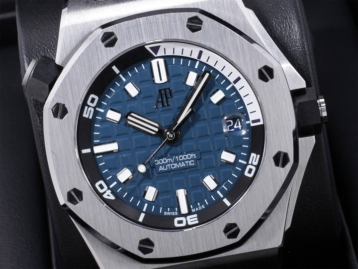 Audemars Piguet Royal Oak Offshore Diver Ref. 15720ST.OO.A027CA.01 Stainless Steel Blue Dial