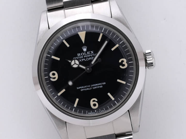 ロレックス エクスプローラーI Ref.1016 ステンレススチール ブラック文字盤 美中古 rcbk9jtz