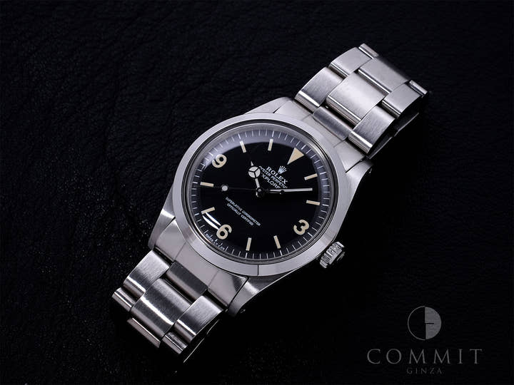 ロレックス エクスプローラーI Ref.1016 ステンレススチール ブラック文字盤 美中古 rcbk9jtz