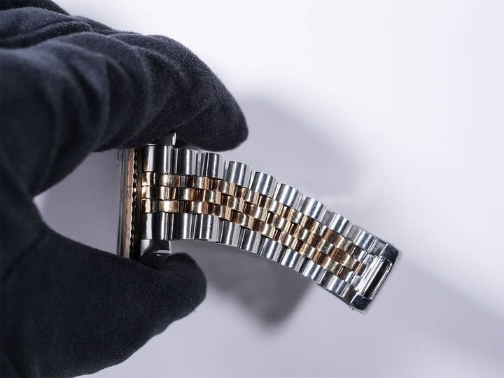 ロレックス GMTマスター Ref.16753 ステンレススチール/イエローゴールド ブラウン文字盤 ジュビリーブレスレット