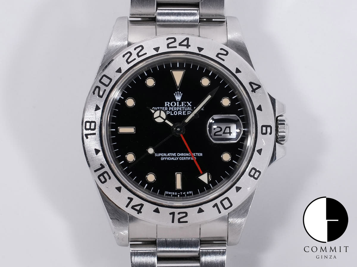 Rolex Explorer II Ref. 16570 Stainless Steel Black Dial
