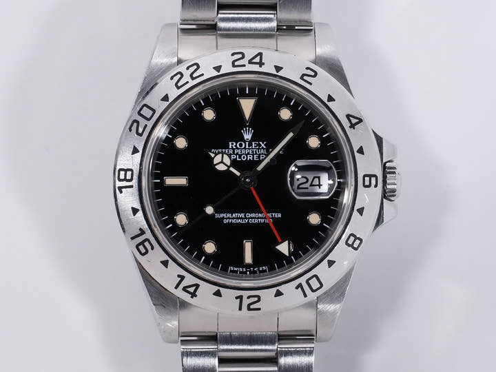 Rolex Explorer II Ref. 16570 Stainless Steel Black Dial