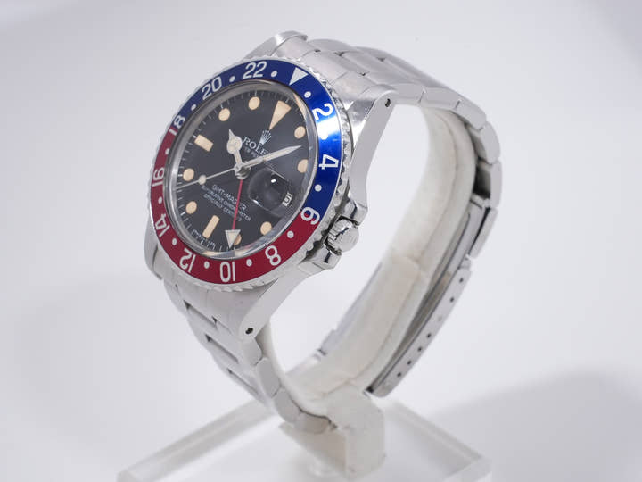 ロレックス GMTマスター Ref.1675 ステンレススチール ブラック文字盤 オイスターブレスレット