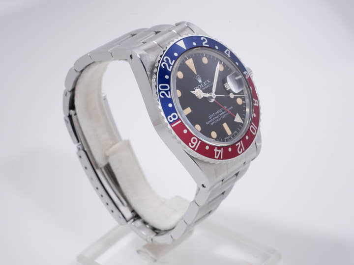 ロレックス GMTマスター Ref.1675 ステンレススチール ブラック文字盤 オイスターブレスレット