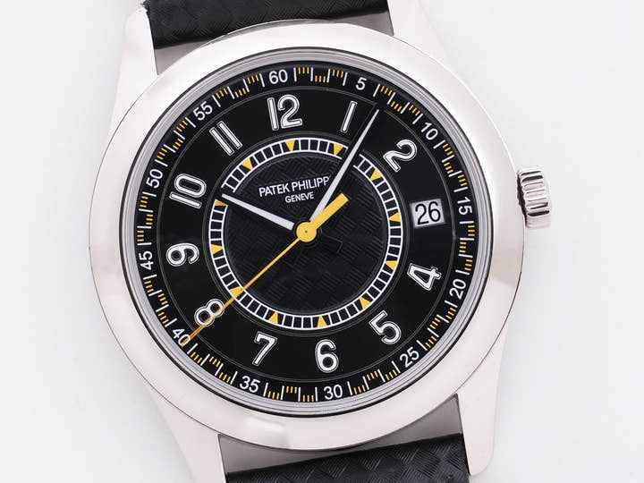 Patek Philippe Calatrava Ref. 6007G-001 White Gold Ebony Black Dial