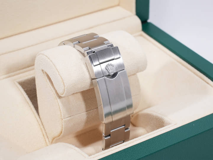 Rolex Explorer I, Mirror Black Dial, Ref. 214270, Stainless Steel