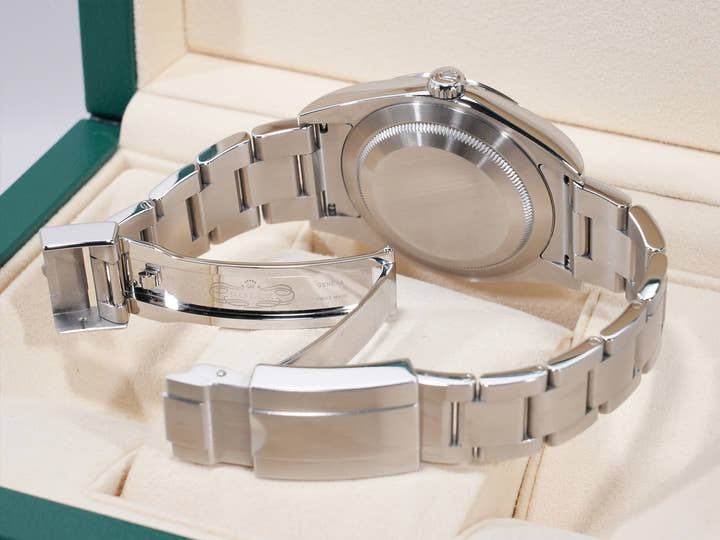 Rolex Explorer I, Mirror Black Dial, Ref. 214270, Stainless Steel