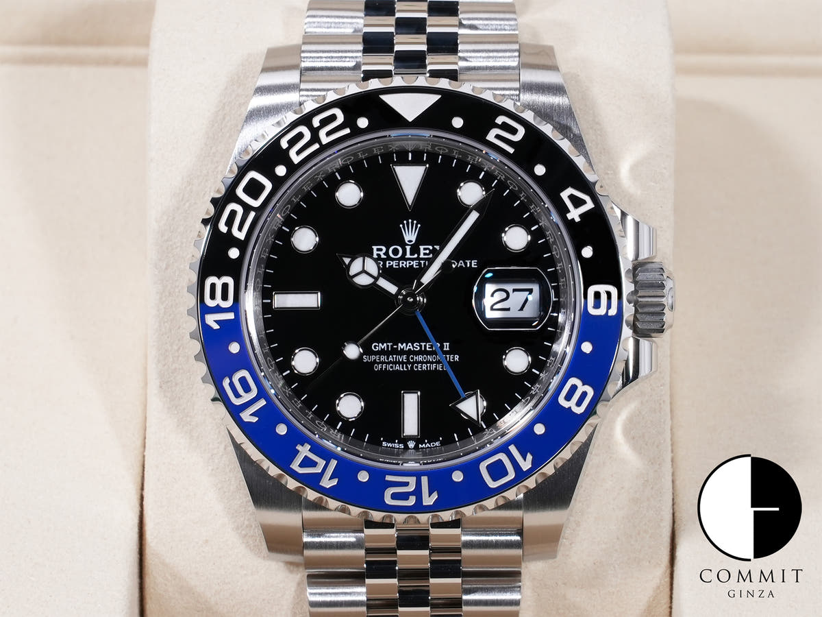 ロレックス GMTマスターII Ref.126710BLNR ステンレススチール ブラック文字盤 ジュビリーブレスレット