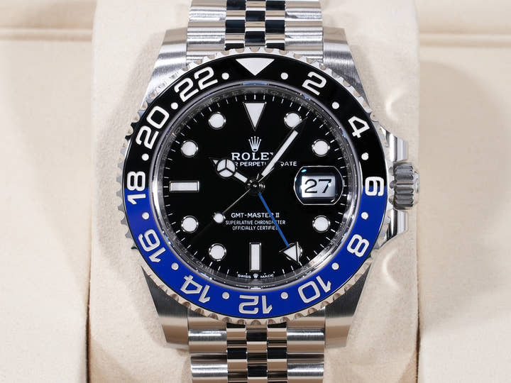ロレックス GMTマスターII Ref.126710BLNR ステンレススチール ブラック文字盤 ジュビリーブレスレット