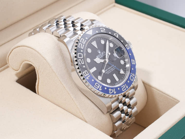 ロレックス GMTマスターII Ref.126710BLNR ステンレススチール ブラック文字盤 ジュビリーブレスレット