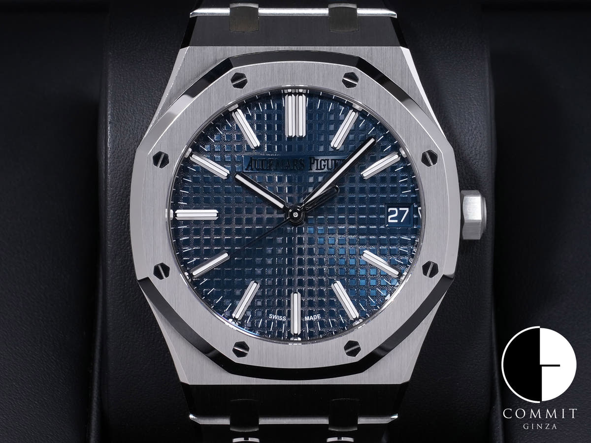 オーデマピゲ ロイヤルオーク Ref.15510ST.OO.1320ST.06 ステンレススチール ナイトブルー文字盤