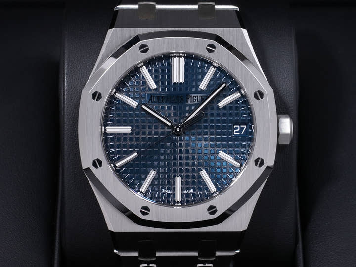 オーデマピゲ ロイヤルオーク Ref.15510ST.OO.1320ST.06 ステンレススチール ナイトブルー文字盤