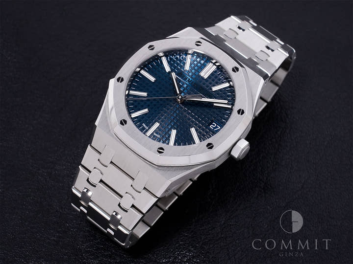 オーデマピゲ ロイヤルオーク Ref.15510ST.OO.1320ST.06 ステンレススチール ナイトブルー文字盤