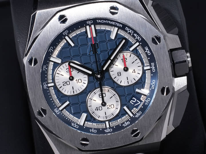 Audemars Piguet Royal Oak Offshore Chronograph Ref. 26420TI.OO.A027CA.01 Titanium Blue Dial