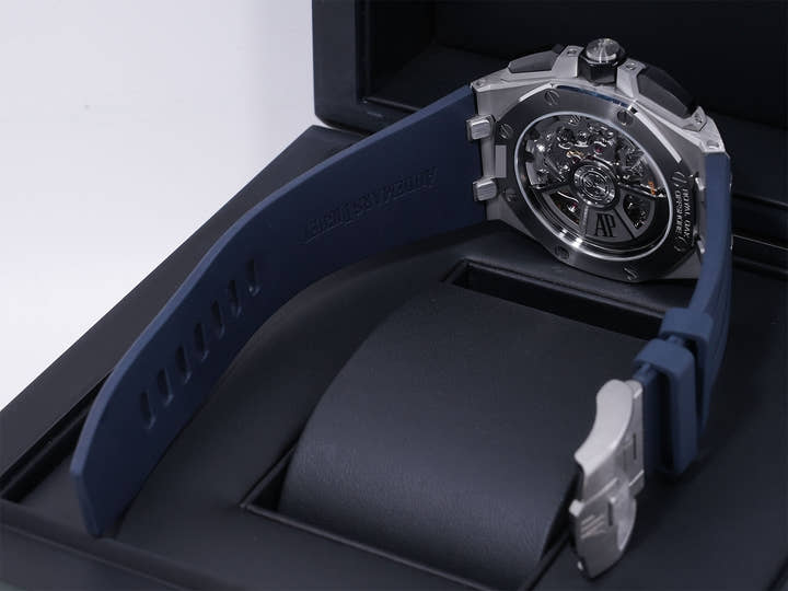 Audemars Piguet Royal Oak Offshore Chronograph Ref. 26420TI.OO.A027CA.01 Titanium Blue Dial