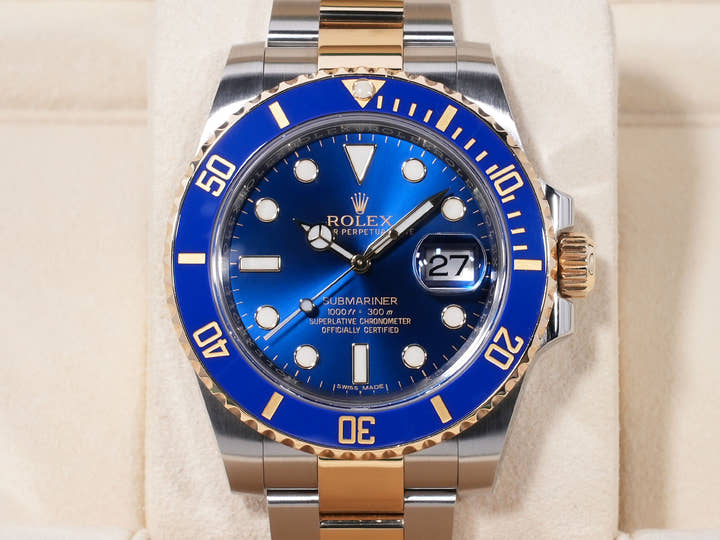 ロレックス サブマリーナー デイト Ref.116613LB ステンレススチール/イエローゴールド ブルー文字盤