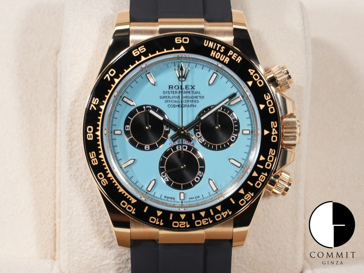 ロレックス デイトナ Ref.126518LN イエローゴールド ターコイズブルー文字盤