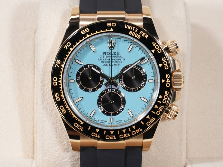 ロレックス デイトナ Ref.126518LN イエローゴールド ターコイズブルー文字盤