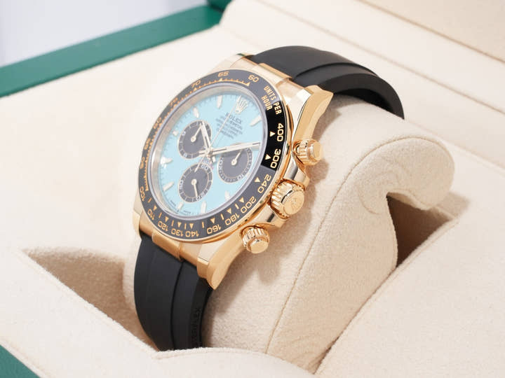 ロレックス デイトナ Ref.126518LN イエローゴールド ターコイズブルー文字盤