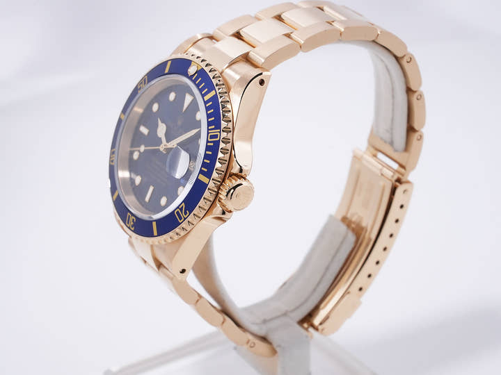 ロレックス サブマリーナー デイト Ref.16618 イエローゴールド ブルー文字盤
