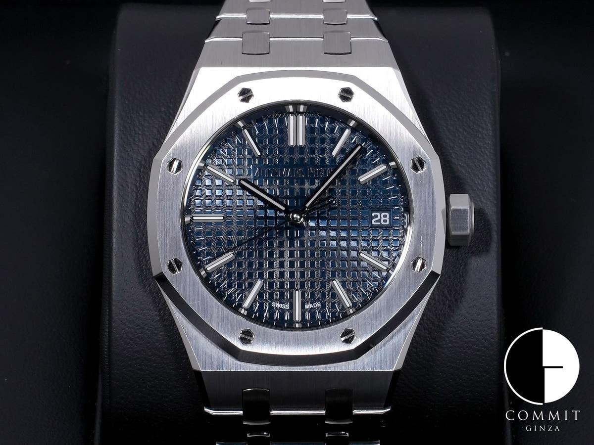 オーデマピゲ ロイヤルオーク Ref.15550ST.OO.1356ST.06 ステンレススチール ナイトブルー文字盤