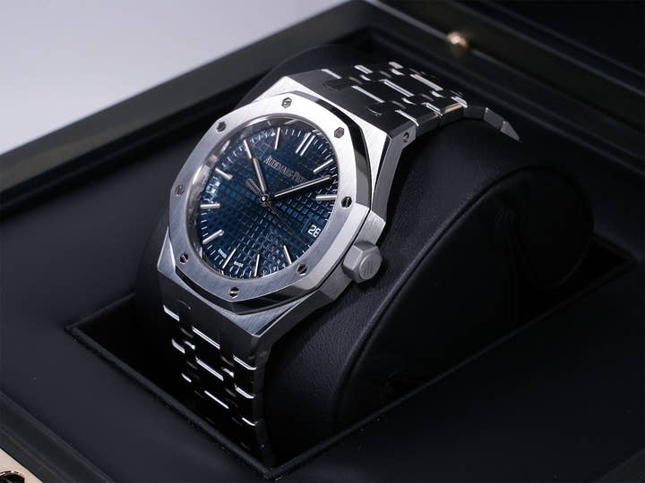 オーデマピゲ ロイヤルオーク Ref.15550ST.OO.1356ST.06 ステンレススチール ナイトブルー文字盤