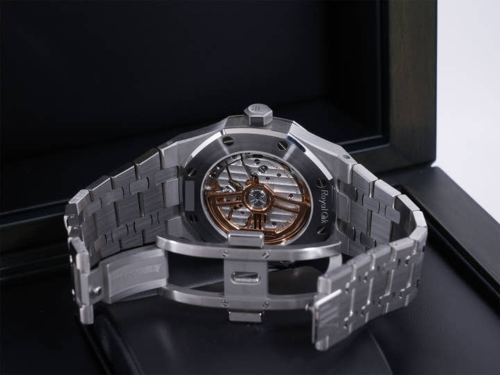 オーデマピゲ ロイヤルオーク Ref.15550ST.OO.1356ST.06 ステンレススチール ナイトブルー文字盤