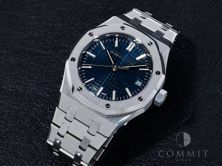 オーデマピゲ ロイヤルオーク Ref.15550ST.OO.1356ST.06 ステンレススチール ナイトブルー文字盤