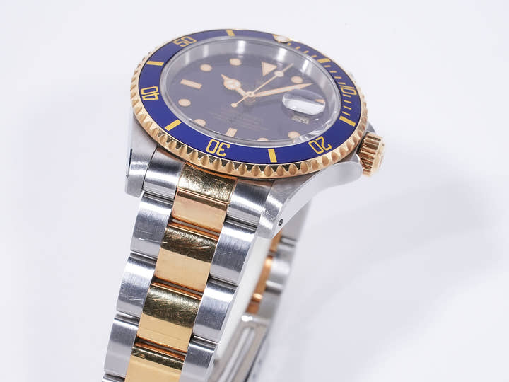 ロレックス サブマリーナー デイト Ref.16613 ステンレススチール/イエローゴールド ブルー文字盤
