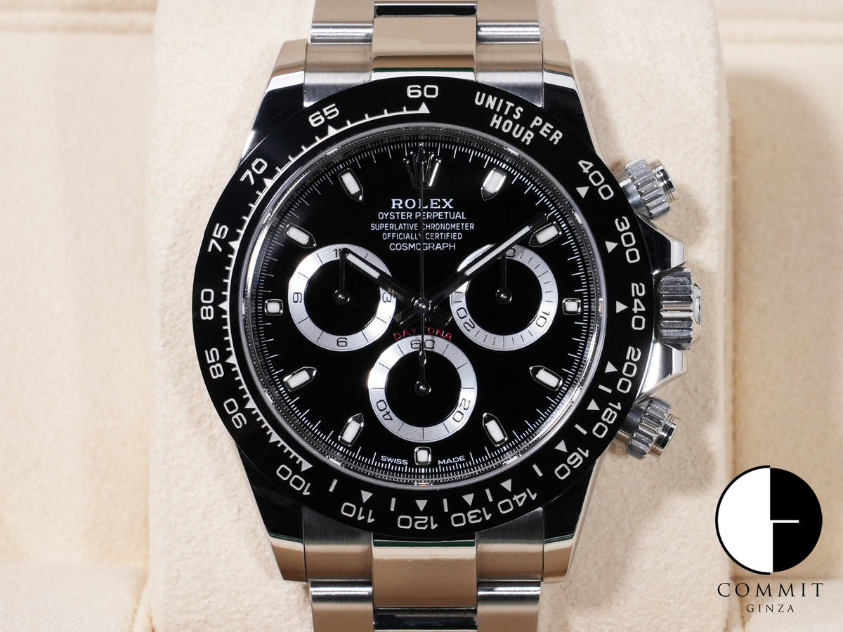 ロレックス デイトナ Ref.116500LN ステンレススチール ブラック文字盤
