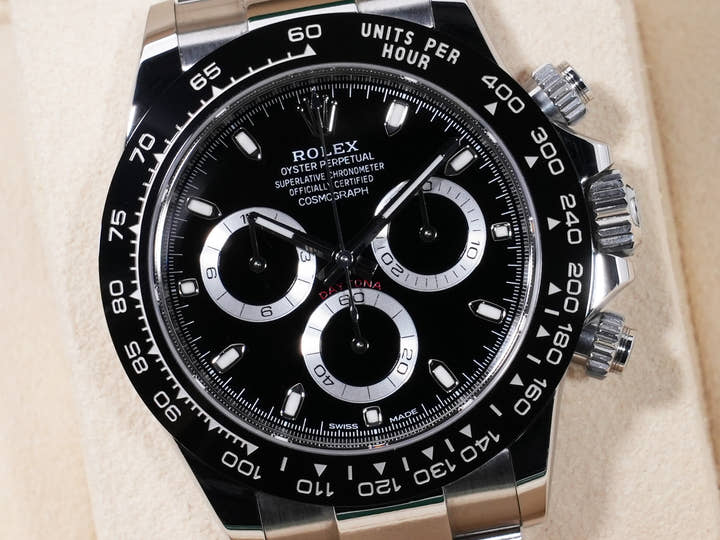 ロレックス デイトナ Ref.116500LN ステンレススチール ブラック文字盤
